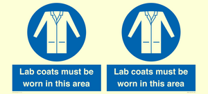 Lab coats must be worn in this area
